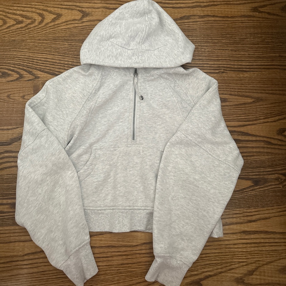 Heather Grey Lululemon Scuba Hoodie